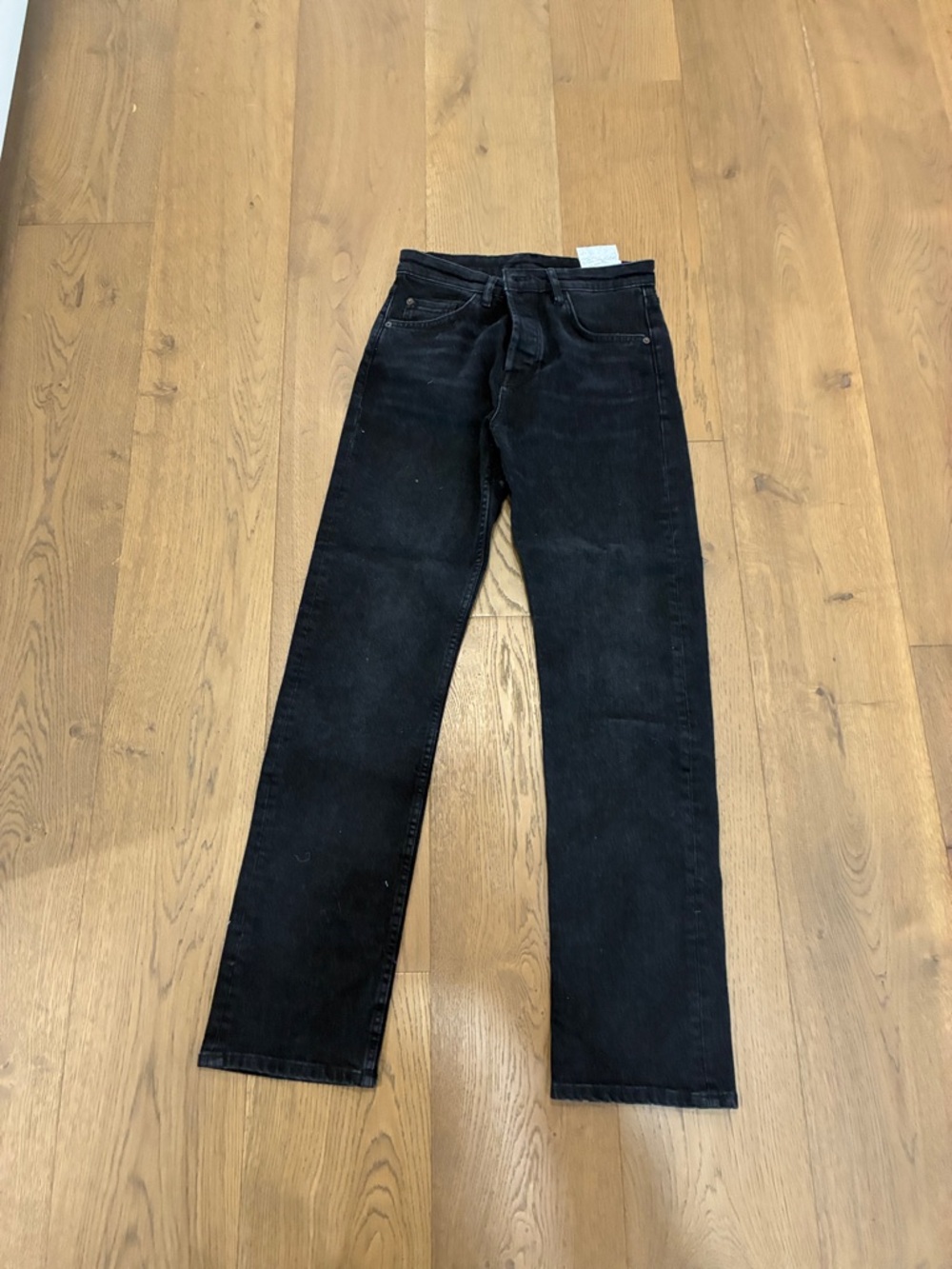 Massimo Dutti Black Straight Leg Women's Jeans